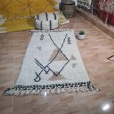 Handmade wool Berber rug 150 X 100 CM