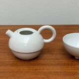 Teapot and cup from the vintage postmodern German Fantasia series by Matteo Thun for Arzberg, 1980s, set of 2.