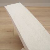 Table basse en verre, design italien, années 70, production : Italie