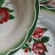 6 antique deep plates from Digoin and Sarreguemines