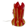 Draped chaplain lamp, Les Exclarares, in polycarbonate, 1980