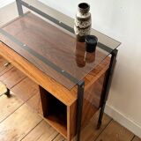 Bar cabinet on wheels