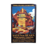 Original tourist poster "Salies de Bearn" 63x98cm 1931