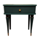 Table de chevet bleu vintage, années 50/60