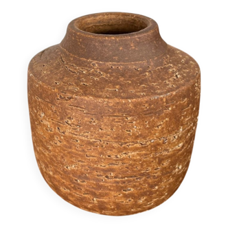 Modern West German ceramic vase from the mid-century by Ü-Keramik Übelacker, 1960s.