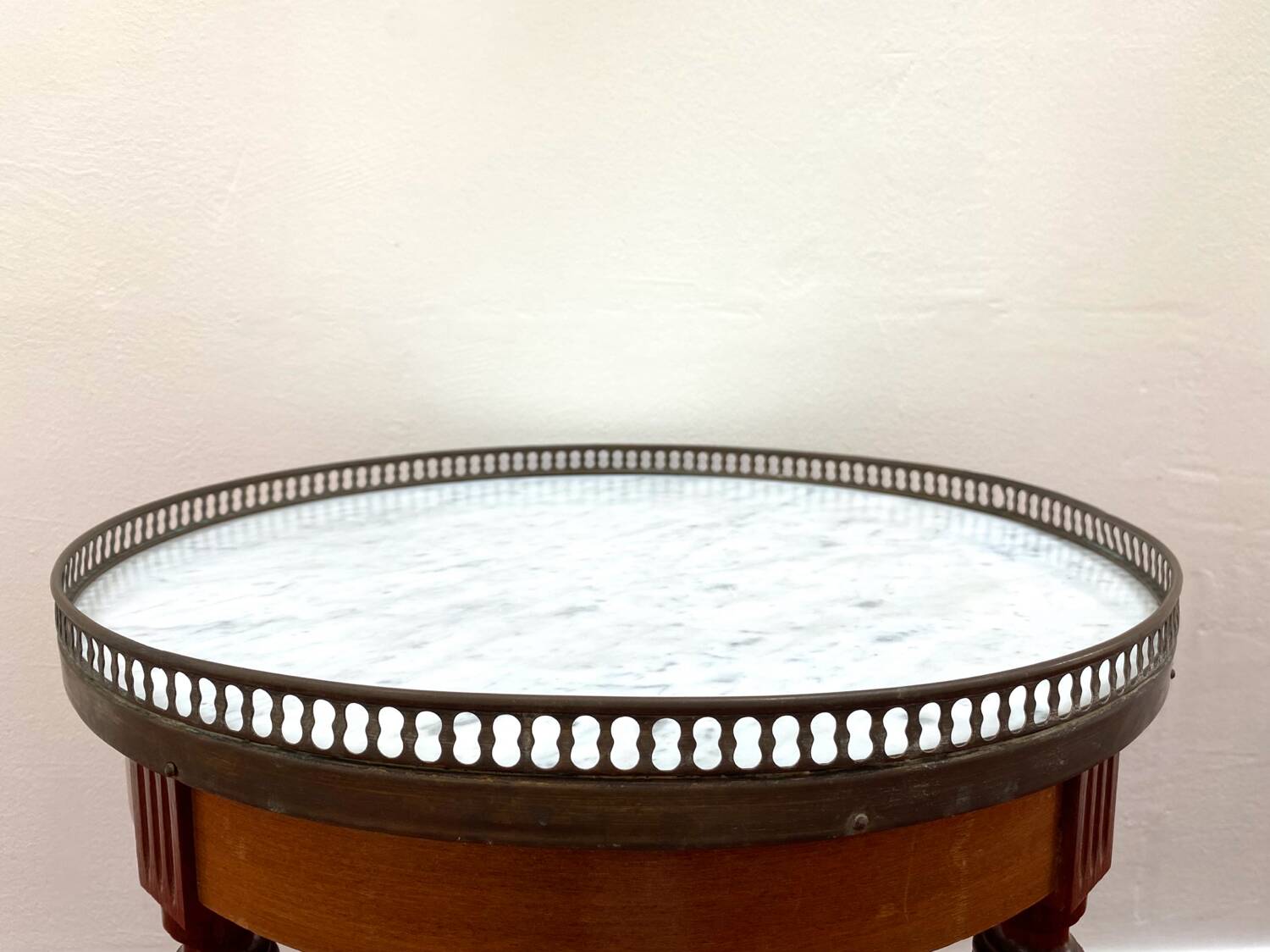 Antique Louis XVI style bouillotte table