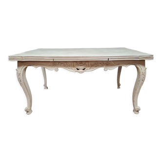 Louis XV Provençale extension table in lacquered wood twentieth century