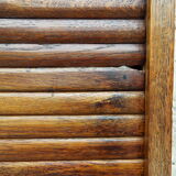 Double curtain cabinet