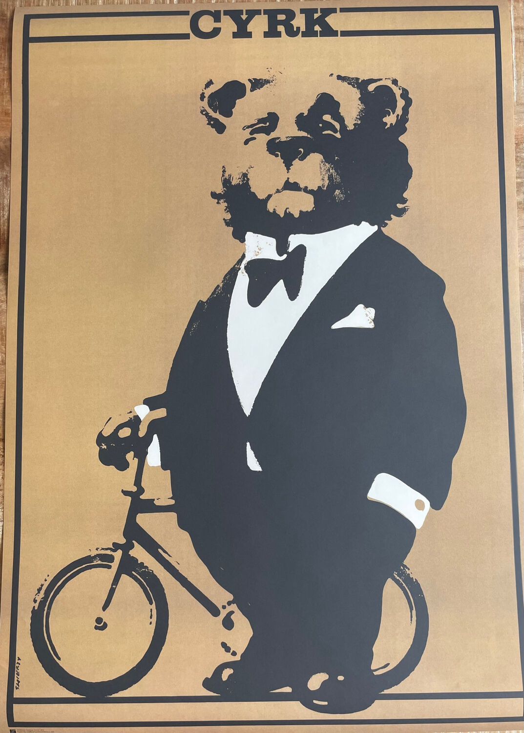 W.Swiezy, Circus 1974, Poster No.3 official limited edition c.500 printed 2020