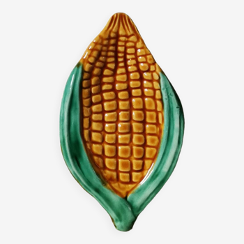 Vintage Corn Slush Plate Cup Vallauris Style