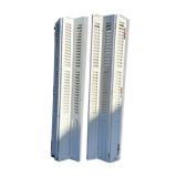 Shutters with folding leaves