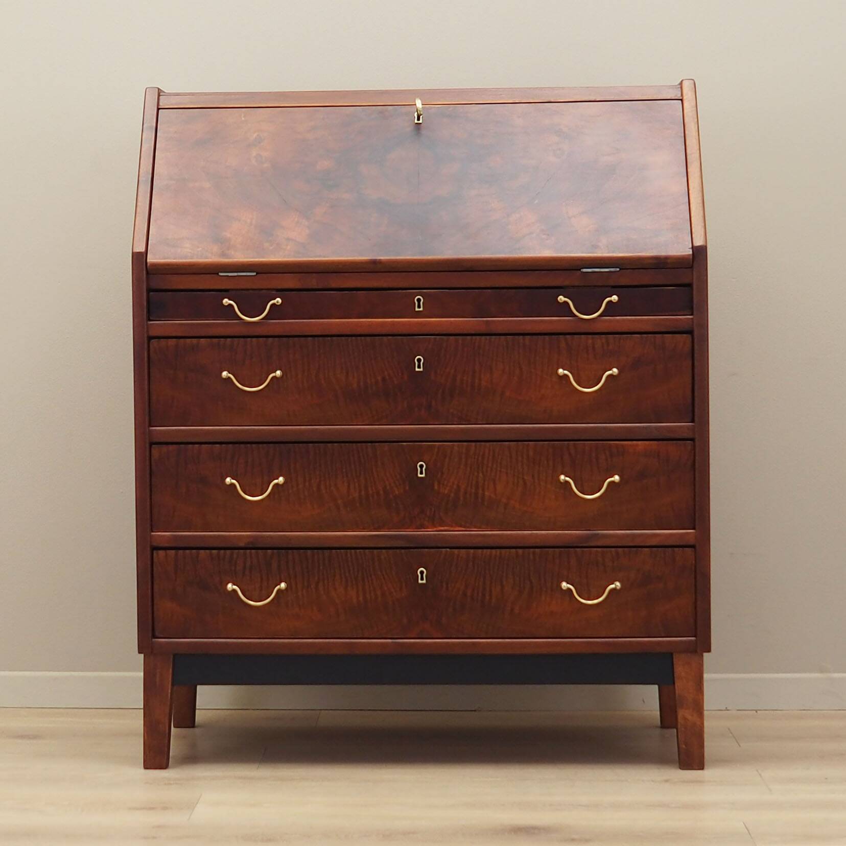 Walnut secretary, Danish design, 1960s, production: Denmark
