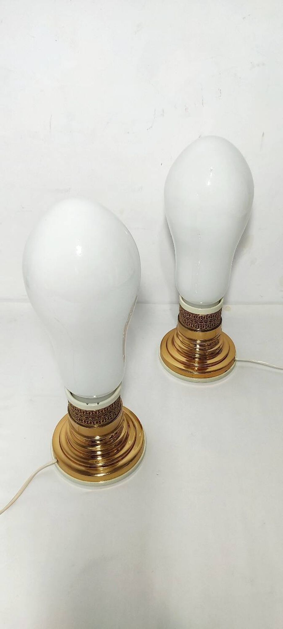 Paire de lampes de table. Espagne, années 1960.