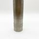 Vase rouleau brutaliste / aluminium brossé – 1960s