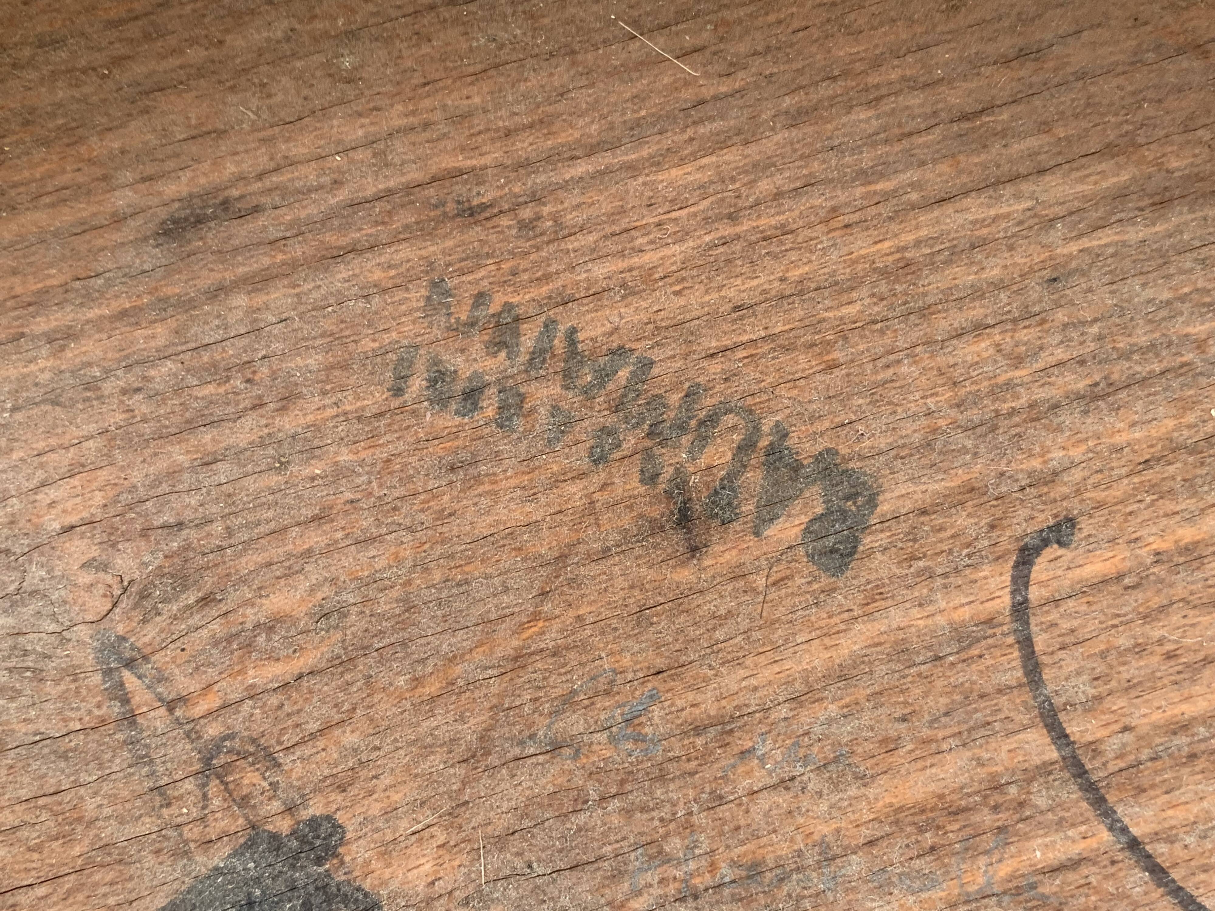 Suite of 4 chairs bistro Baumann 1967