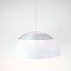 AJ Royal pendant - ceiling lamp - aluminium & steel - grey - Arne Jacobsen - Louis Poulsen - 1960s