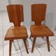 Pair of Chairs model S28 by Pierre Chapo vintage 1970s