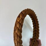 Miroir audoux minet vintage corde 1950