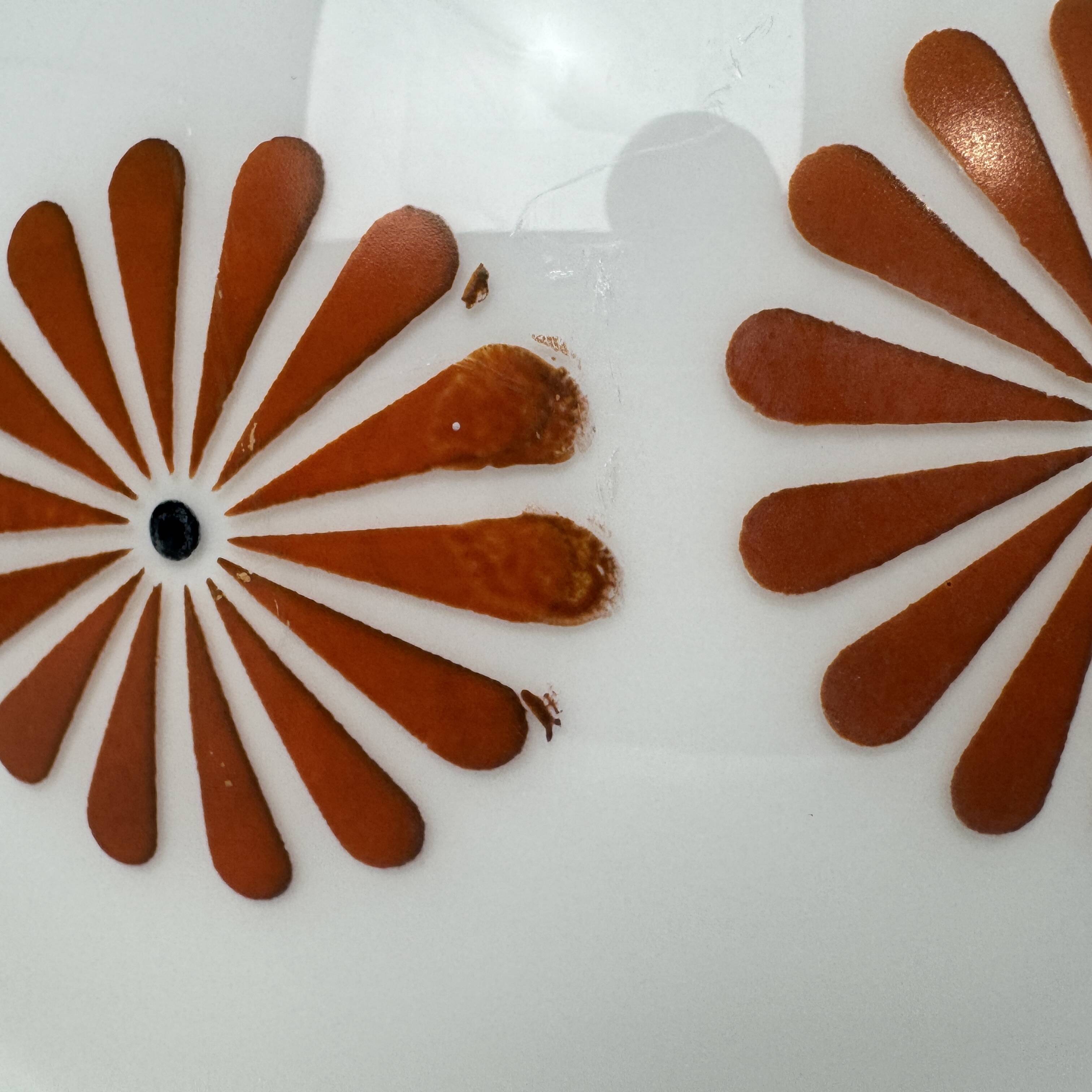 Vintage 1970 opaline suspensions