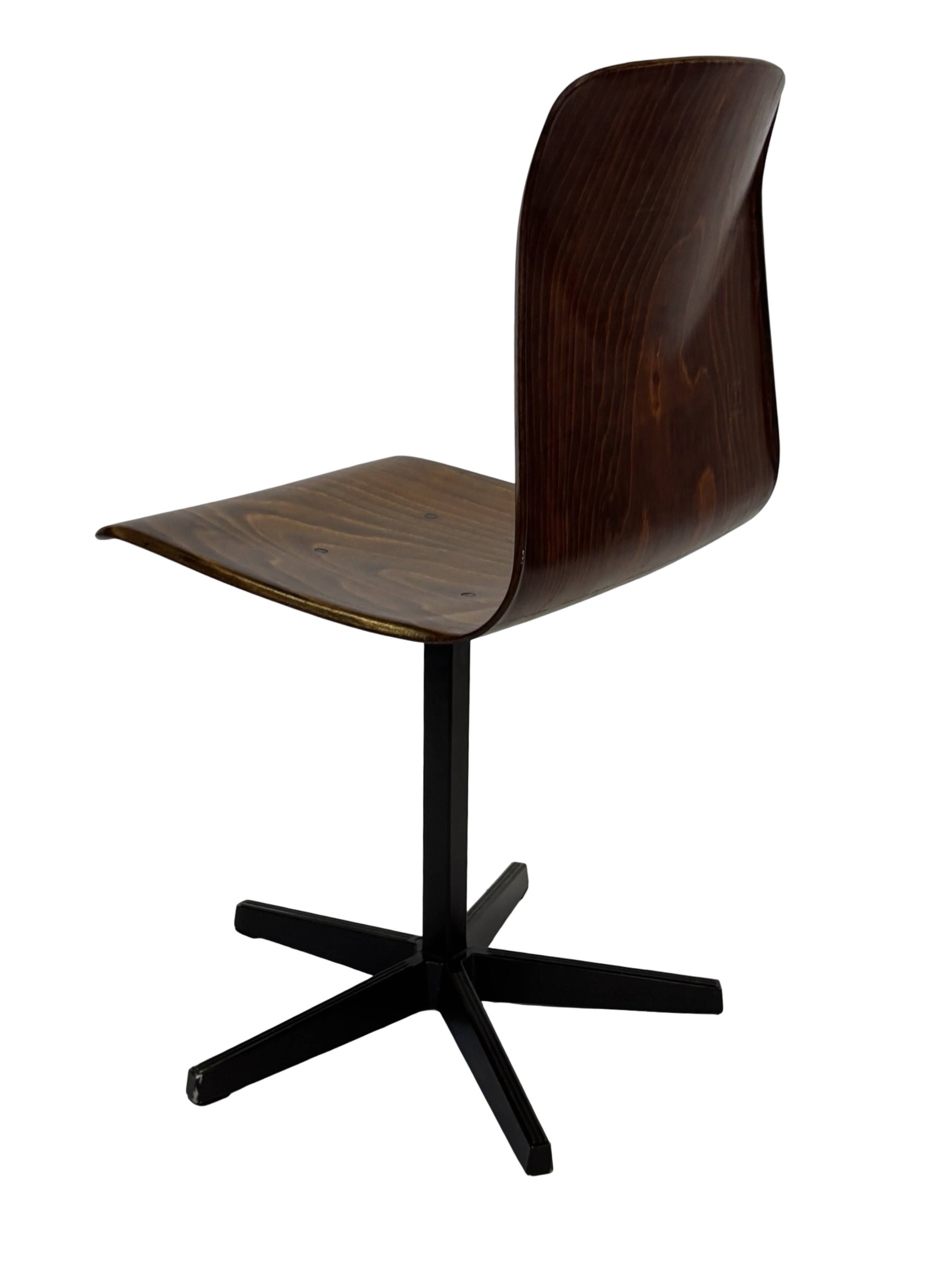 Vintage Galvanitas Pagholz school chair work chair dutch design