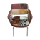 60s leather pachworks armchair