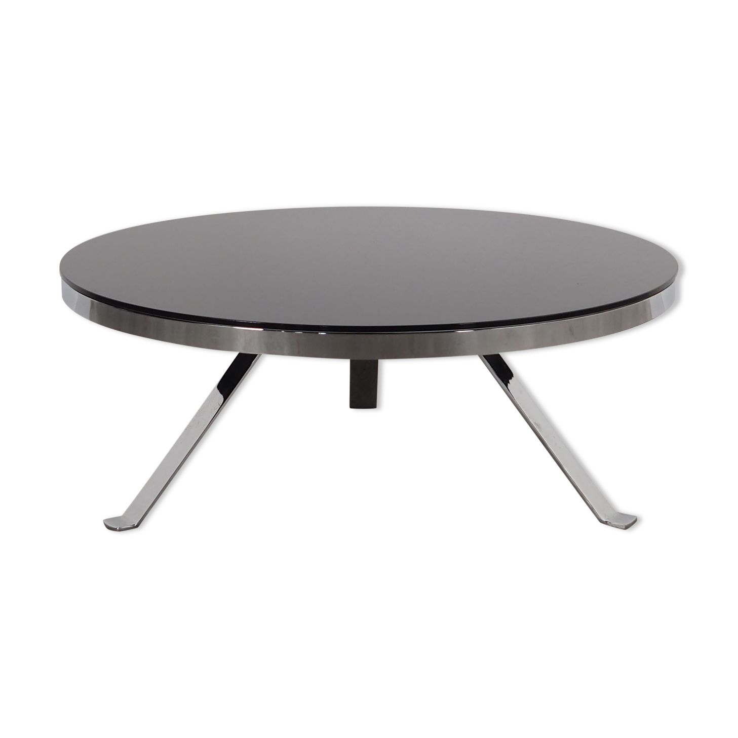 Round coffee table, Danish design, 1970s, made in Denmark
