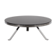Round coffee table, Danish design, 1970s, made in Denmark