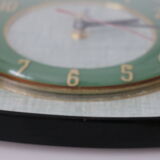 JAZ green formica wall clock