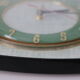 JAZ green formica wall clock