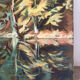 Reflections of trees on the water, oil on canvas signed