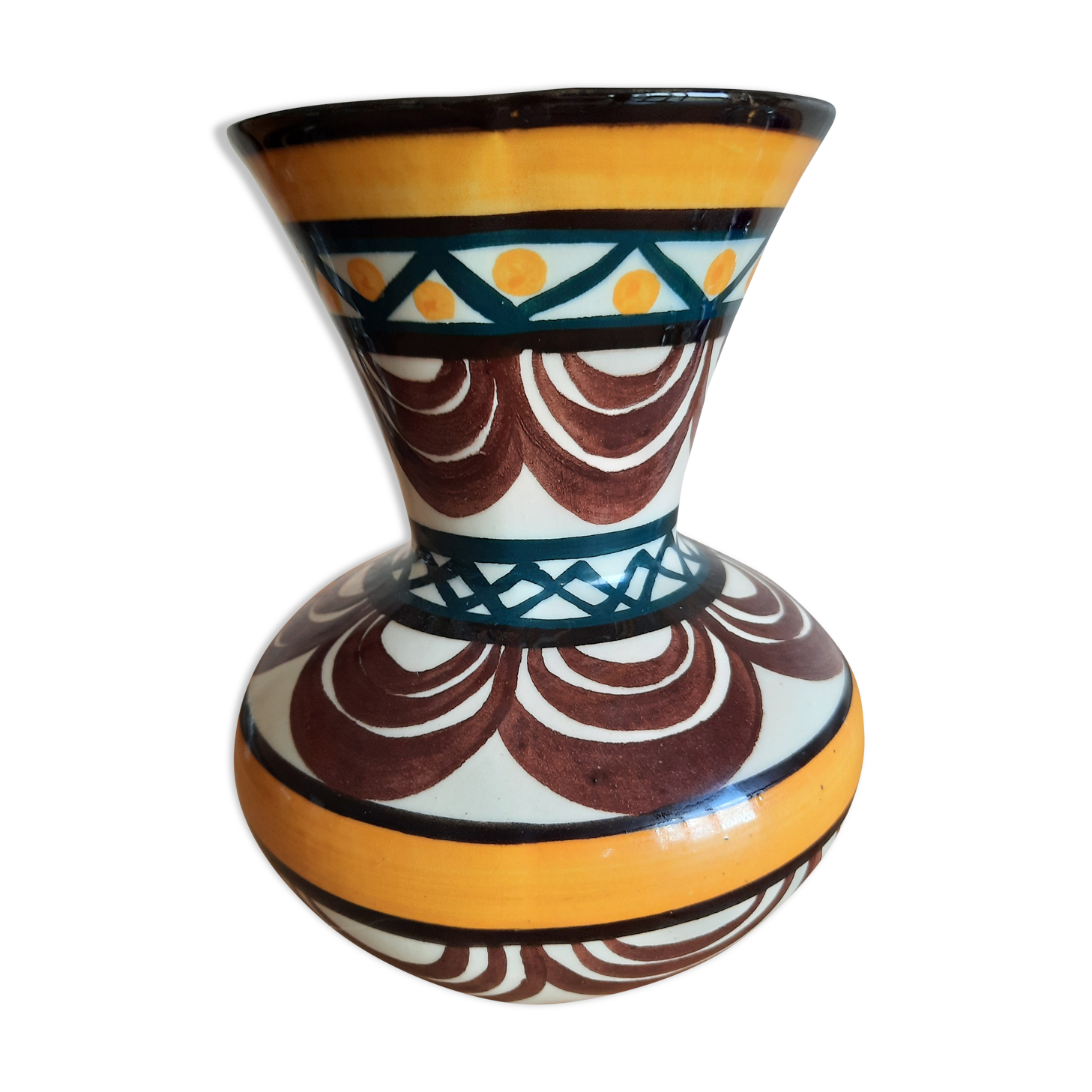 Breton ceramic vase