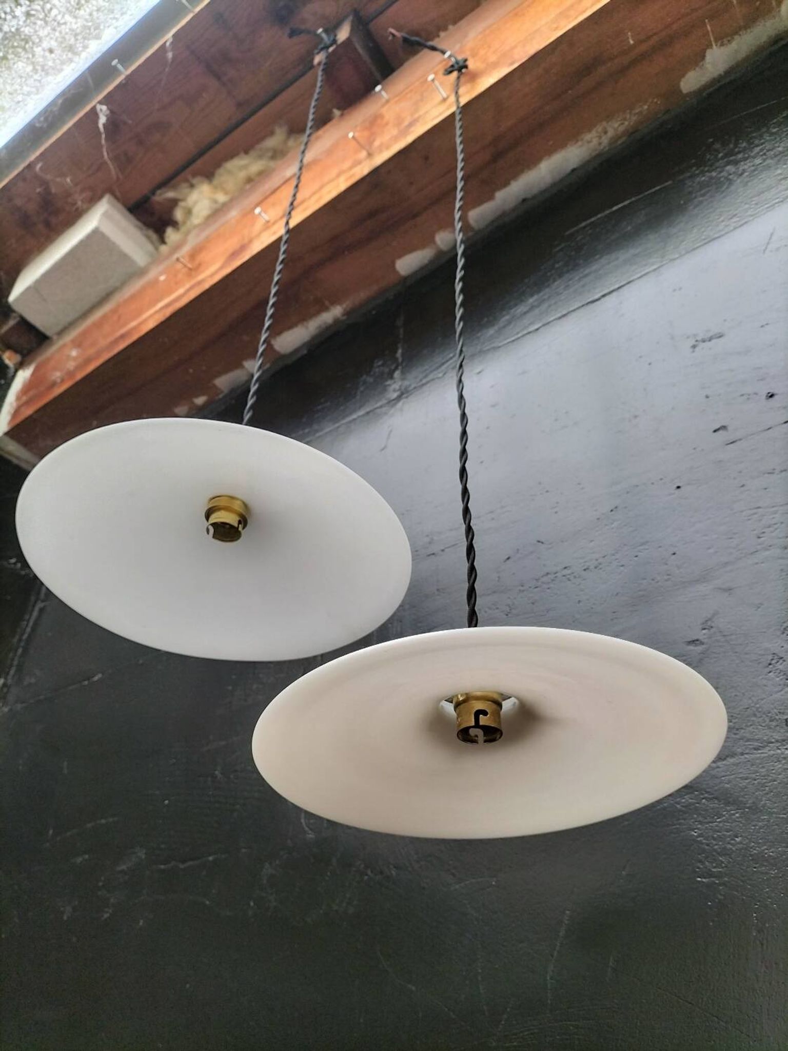 2 suspensions en opaline