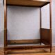 Parisian canopy bed – Louis XVI style – Mahogany and gilded bronze – circa 1