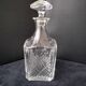 Carafe à whisky en cristal d'Arques Modèle Fontenay dans son coffret d'origine