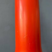 Vintage orange cone-shaped Raak suspension