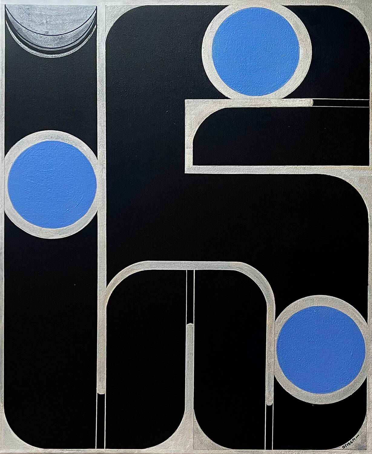 Tableau Olisch "The Blue Orange"