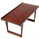 Vintage retro coffee table bench in Danish teak 60s 70s
