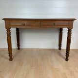 Farmhouse table louis Philippe style desk in oak
