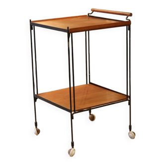 Mid-century teak serving trolley
