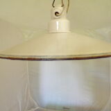 Lamp enamelled plate