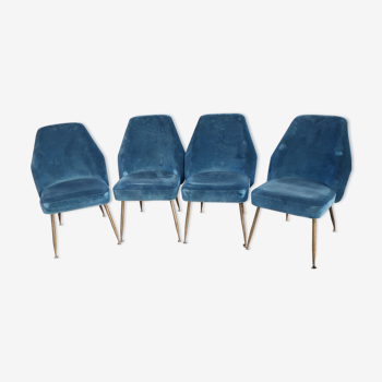 Four Campanula chairs by Carlo Pagani. Arflex, 1952
