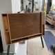 Vintage folding desk in wood and metal – 1960s