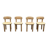 Chaises de salle à manger par Rainer Daumiller, 1972, ensemble de 4