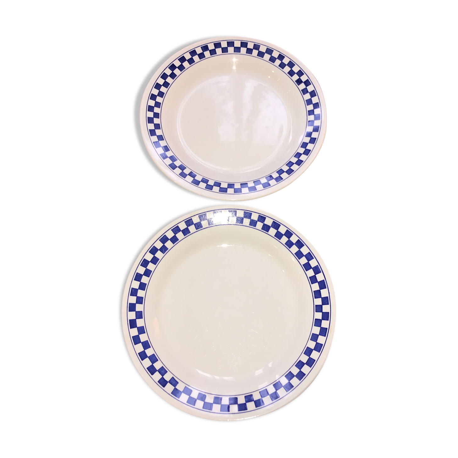 Pair of checkered plates