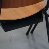 Set of 8 Vintage Dining Chairs with Armrests