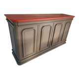 Sideboard 4 doors solid oak (painted)