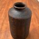 Brutalist vase from the mid-century German studio pottery by Gerhard Liebenthron, 1974.