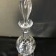 Carafe cristal taillée sur pied