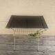 Vintage side table magazine rack