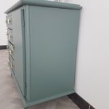 Gray art deco commode